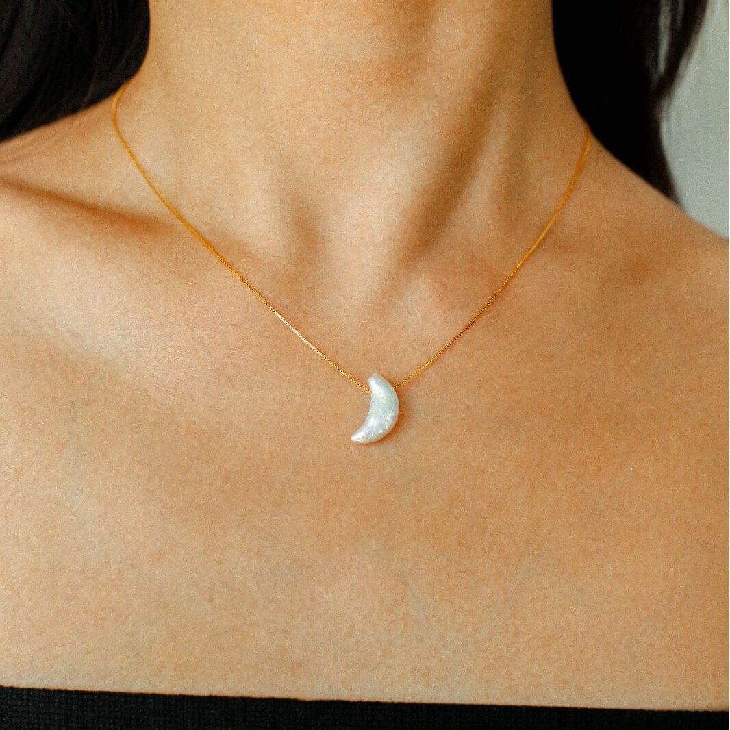 Vintage 925 Sterling Silver Celestial Star & Moon Pendant Necklace - Image 3