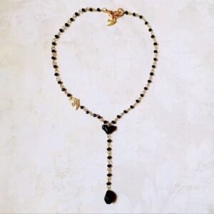 Vintage Flying Bird & Heart Lariat Y-Necklace