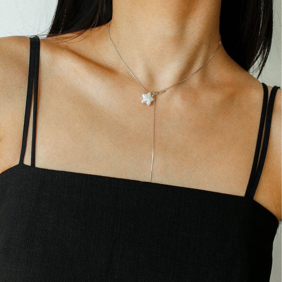 Vintage 925 Sterling Silver Celestial Star & Moon Pendant Necklace - Image 2